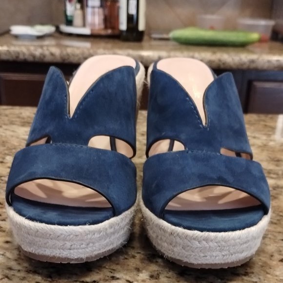 Kate Spade New York Tropez Espadrille Wedges Size 9B - Picture 9 of 15